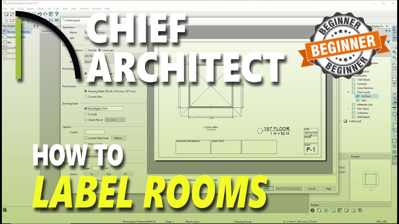 How To Label Rooms In Chief Architect