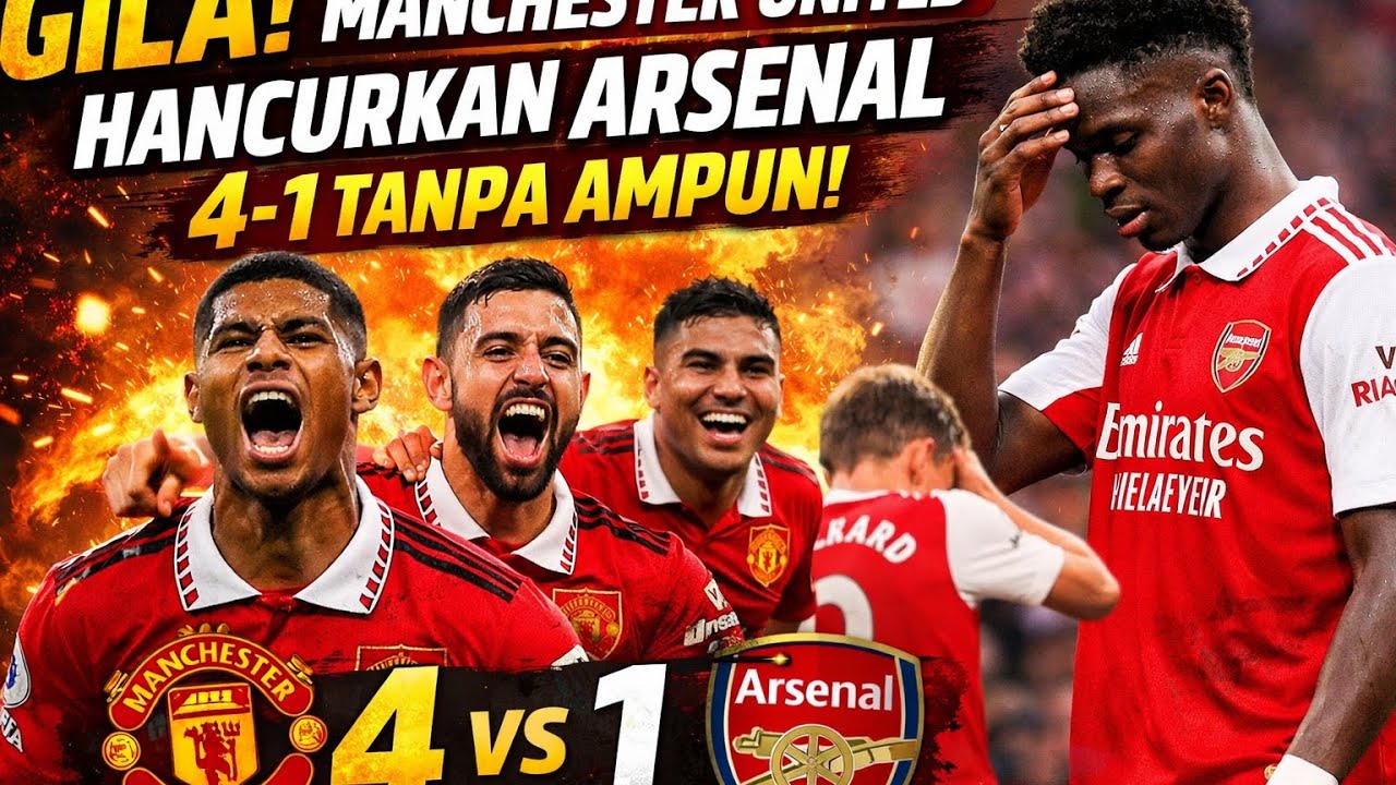 efootball _ GILA! Manchester United Hancurkan Arsenal 4-1 Tanpa Ampun! 🔥