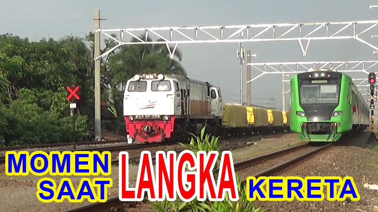 Momen Langka Saat Langka Kereta