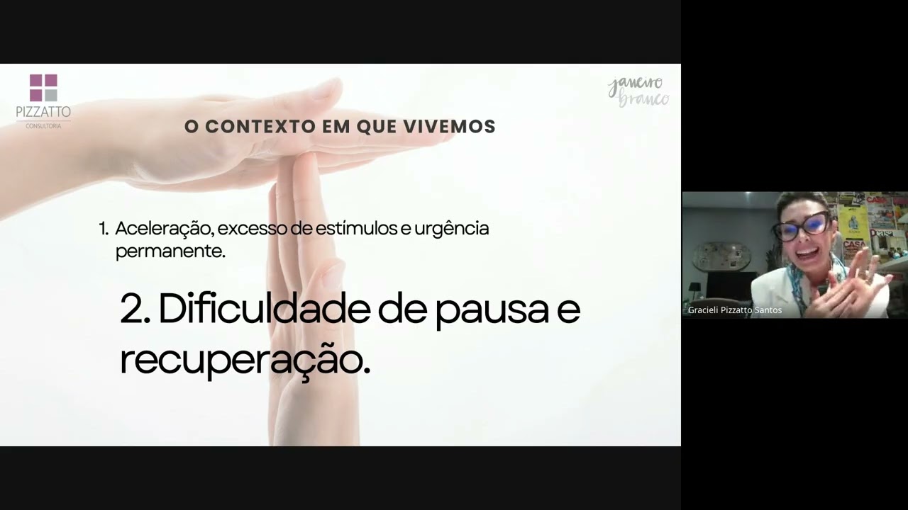 PALESTRA ON LINE - OS GATILHOS DO ESTRESSE