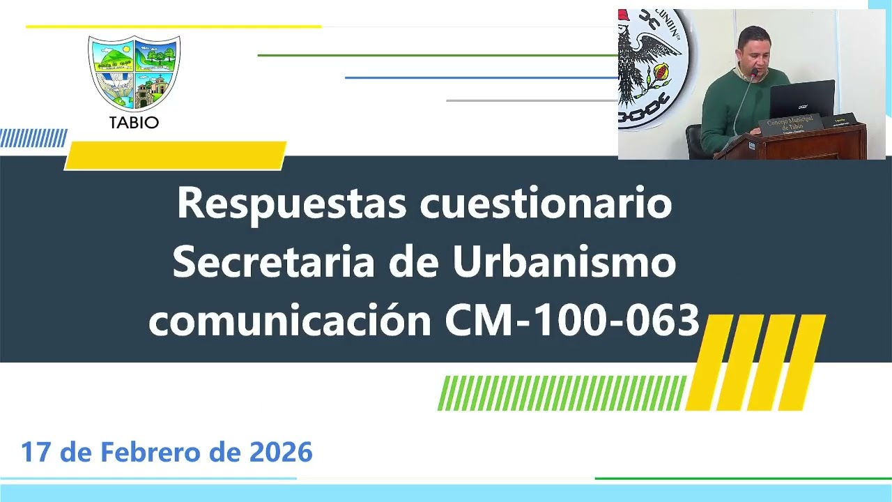 🔴 EN VIVO | SESIÓN ORDINARIA N.º 017 - Martes 17 de Febrero