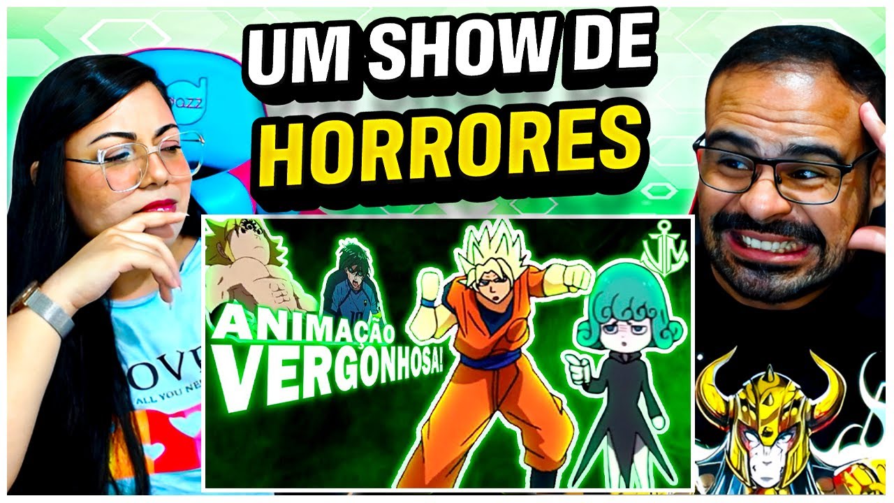REACT VÍCIO NERD | Animes DESTRUÍDOS pela ANIMAÇÃO RUIM! 💩😂