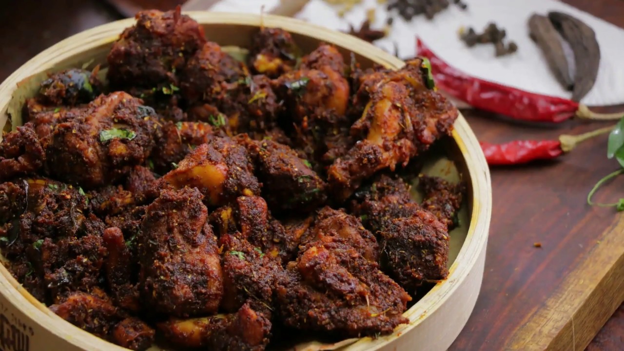 CHETTINAD CHICKEN FRY | Spicy Tamilnadu Style Chicken Fry | How to make Chettinadu Chicken Fry