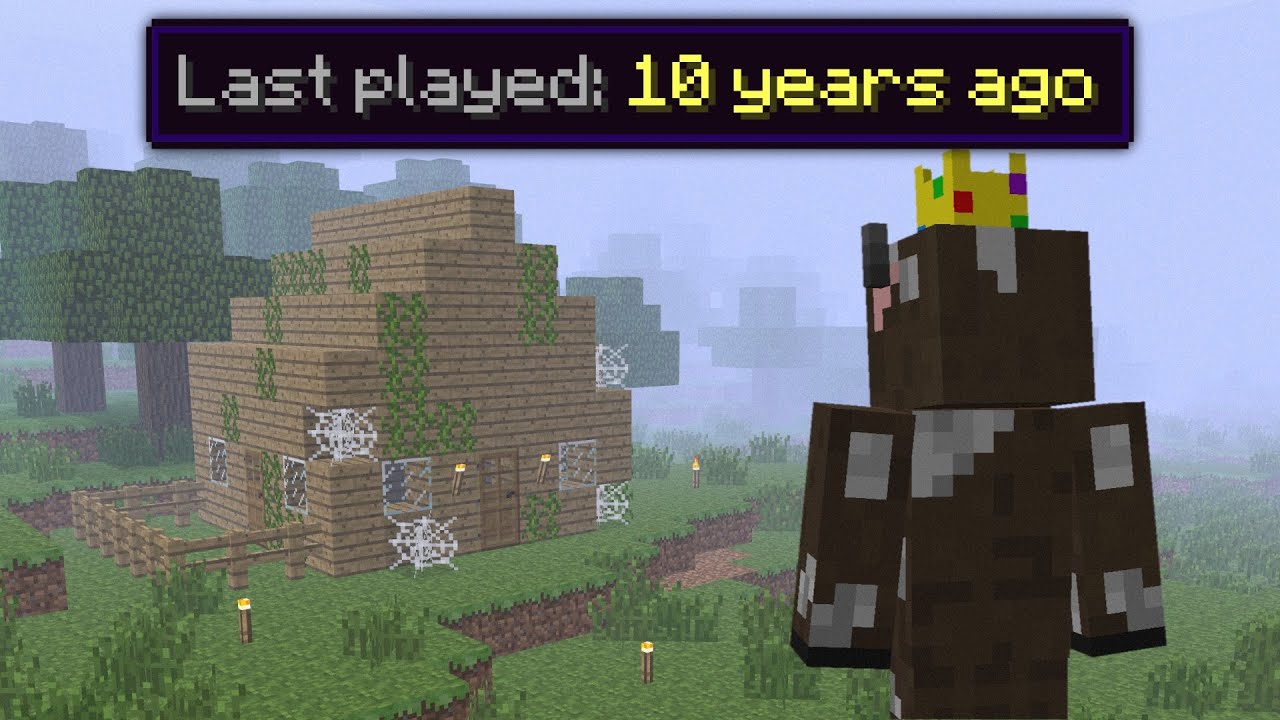 Прохождение Minecraft на заброшенном сохранении.