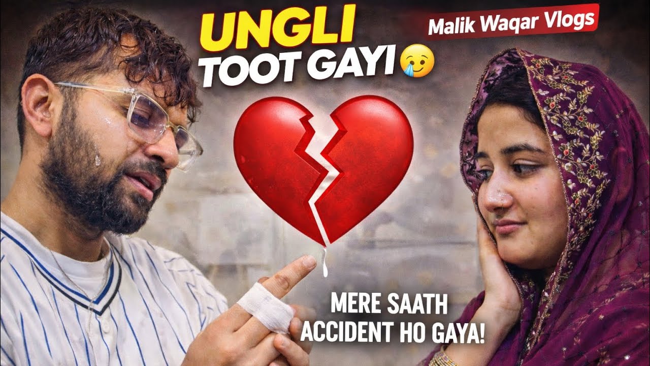First Time Bajre Ki Roti With Saag 😍 | Meri Ungli Toot Gayi 🥲| Malik Waqar Vlogs