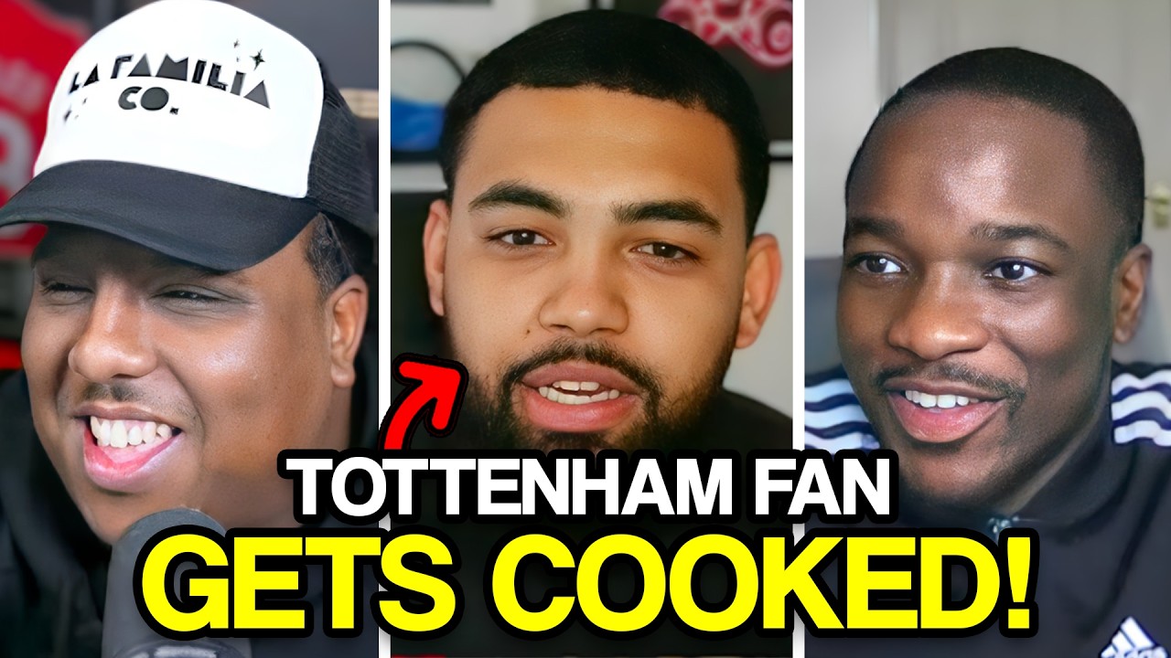 [HEATED] Tottenham Fan gets COOKED after Arsenal DESTROYED them!