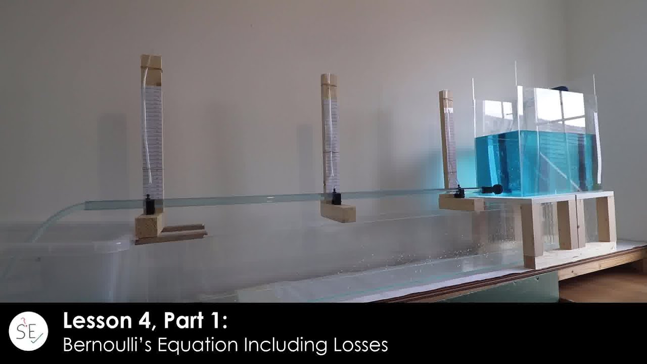 Bernoulli's Equation Including Losses (Lesson 4, Part 1)