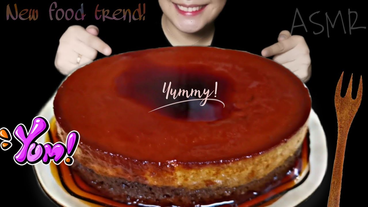 ASMR LECHE FLAN BANANA CAKE or BANANA FLAN CAKE || NO TALKING VIDEO