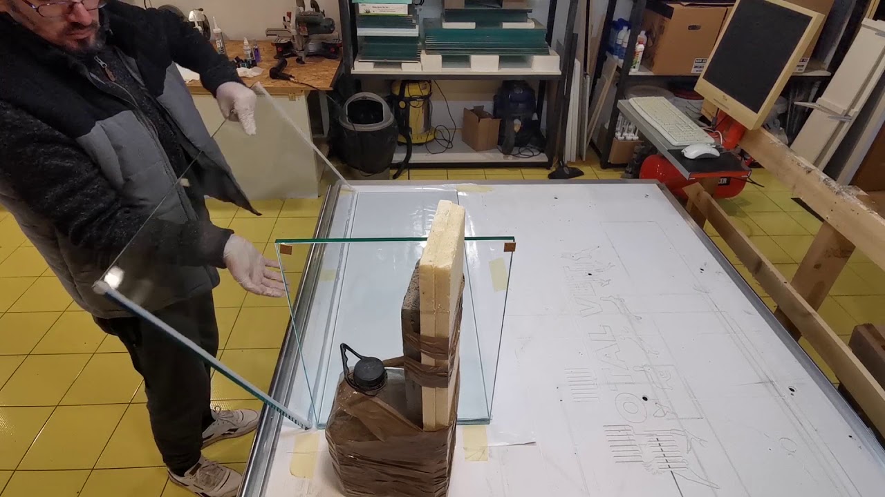 Lipire acvariu | Aquarium Gluing (by AQUADEC.ro)