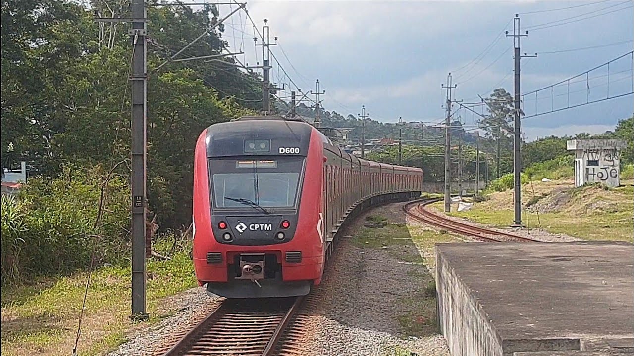 TUE HYUNDAI ROTEM SÉRIE 9500 ex CPTM (D600) Partindo da estação Vila Aurora TIC TRENS