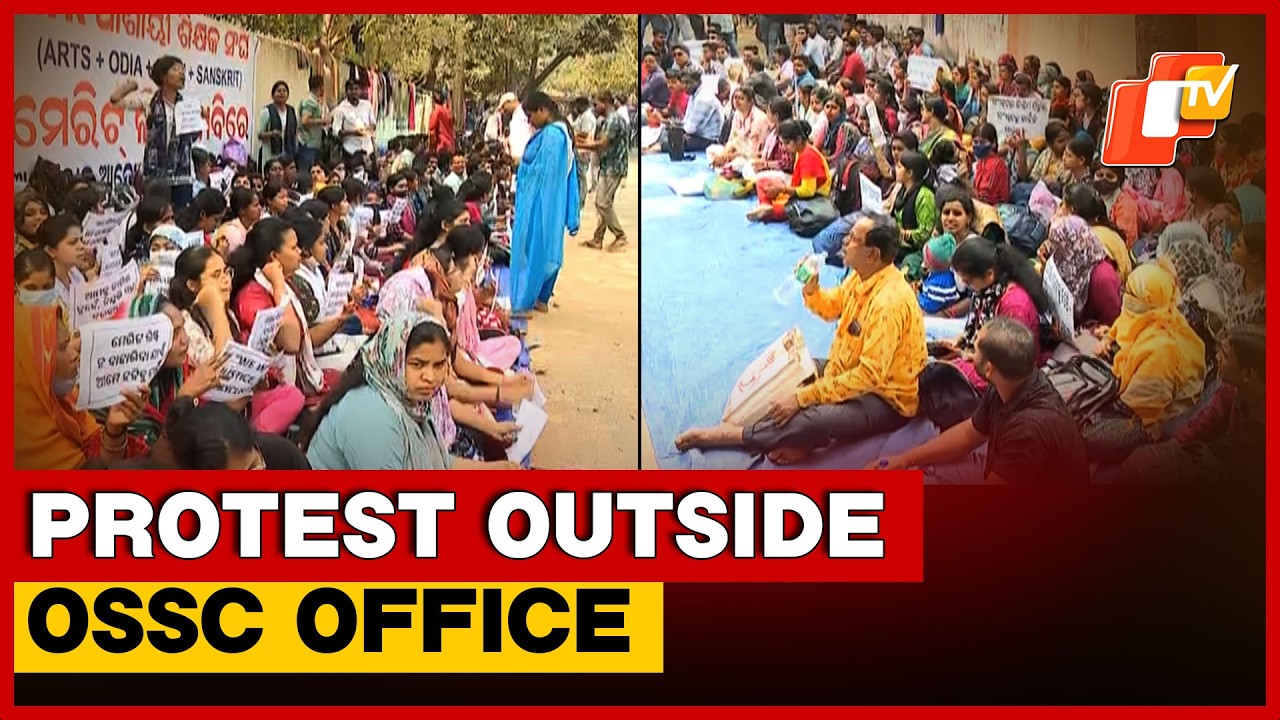 LTR Aspirants Protest For 8 Days Demanding Merit List Release In Odisha