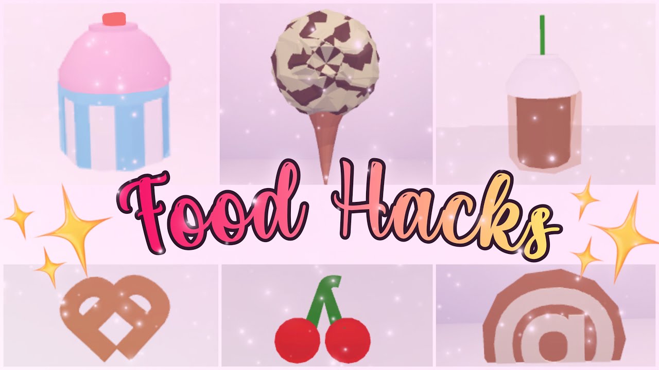 Food Hacks #4 🧁 - Adopt Me Building Hacks • Itz Sweet Mango ♡︎