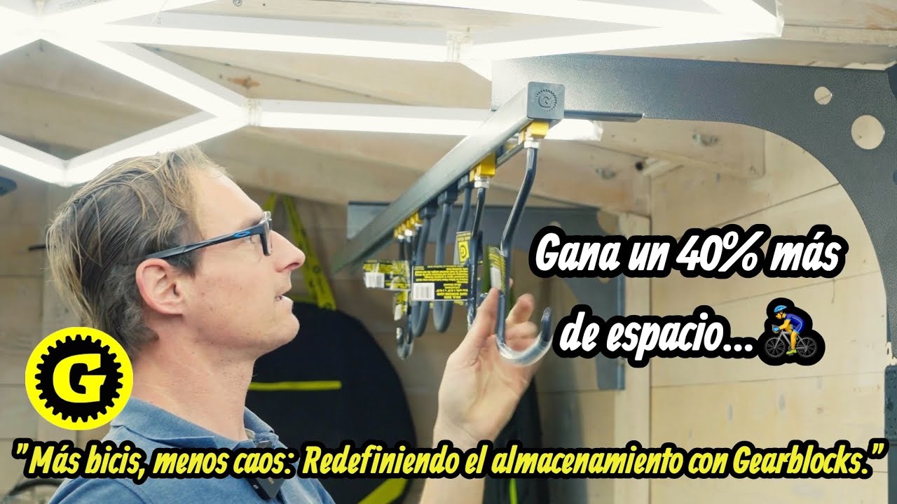 Tu Garaje Está Desordenado? El aparca bicicletas GEARBLOCKS lo Soluciona!