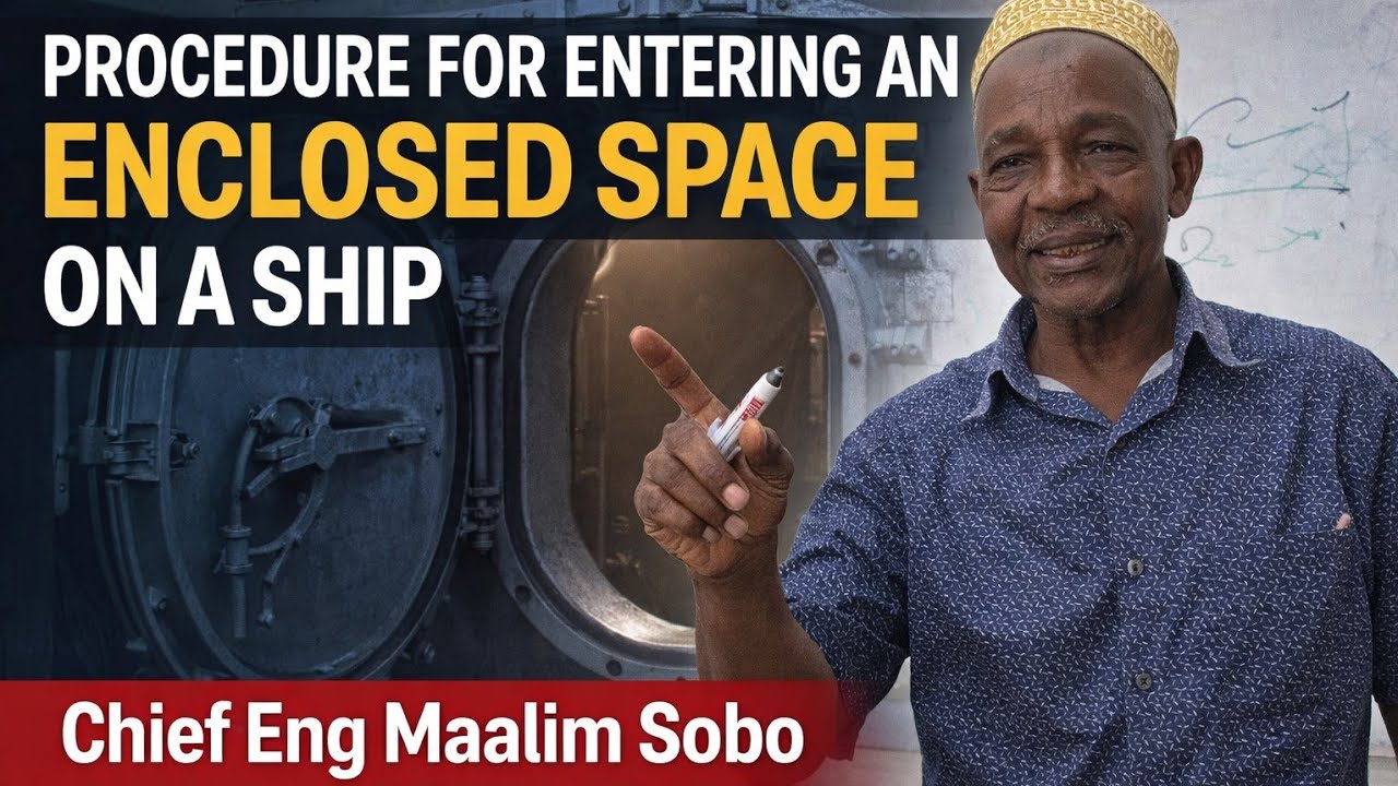 PROCEDURE FOR ENTERING AN ENCLOSED SPACE ON A SHIP-Chief Eng Maalim Sobo