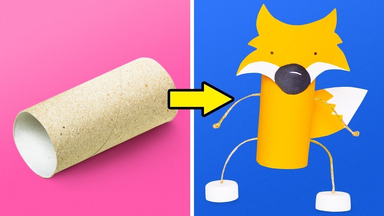 23 IDÉES DE BRICOLAGES AVEC DES MATÉRIAUX RECYCLÉS POUR LES ENFANTS