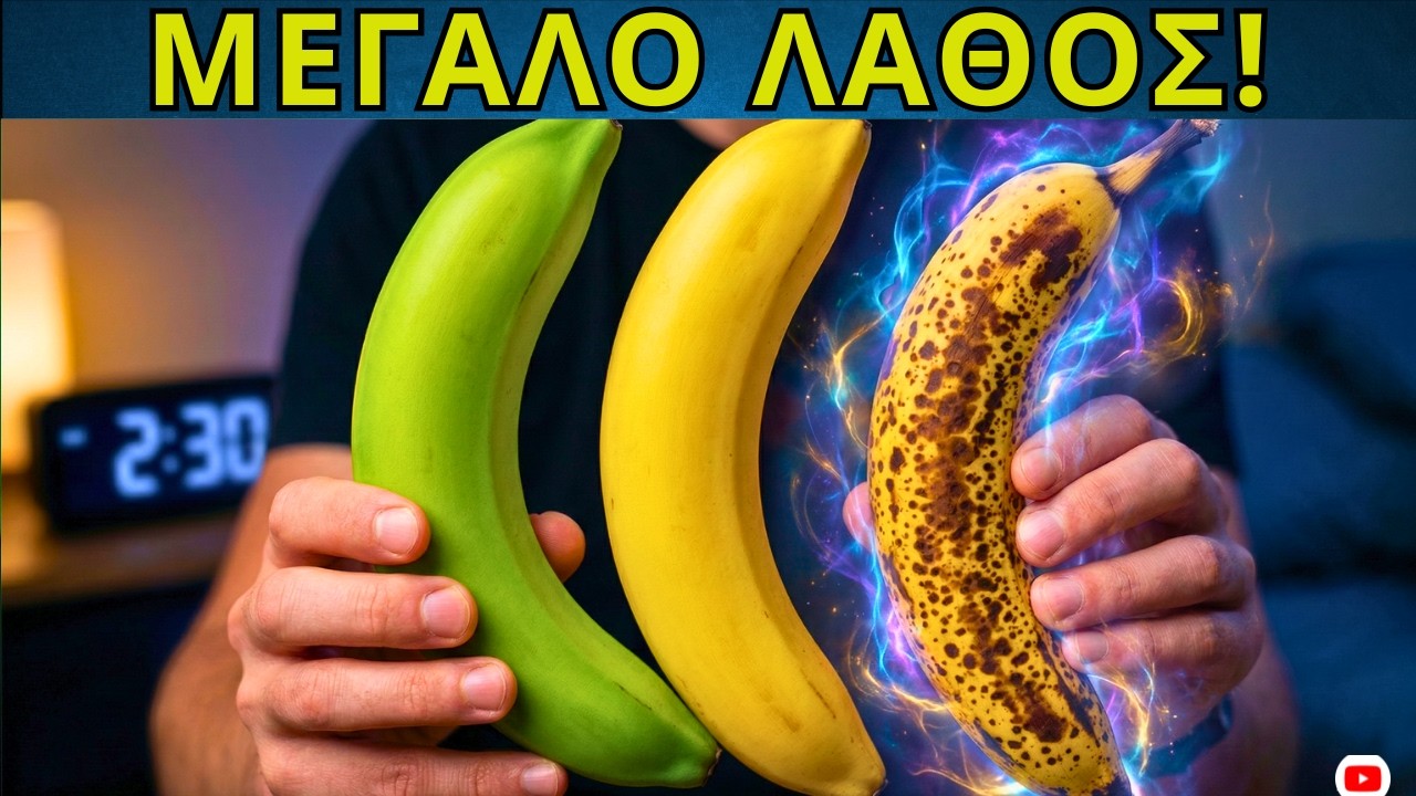 Το Μεγάλο Λάθος με την Μπανάνα: Πότε Πρέπει να την Τρώτε!