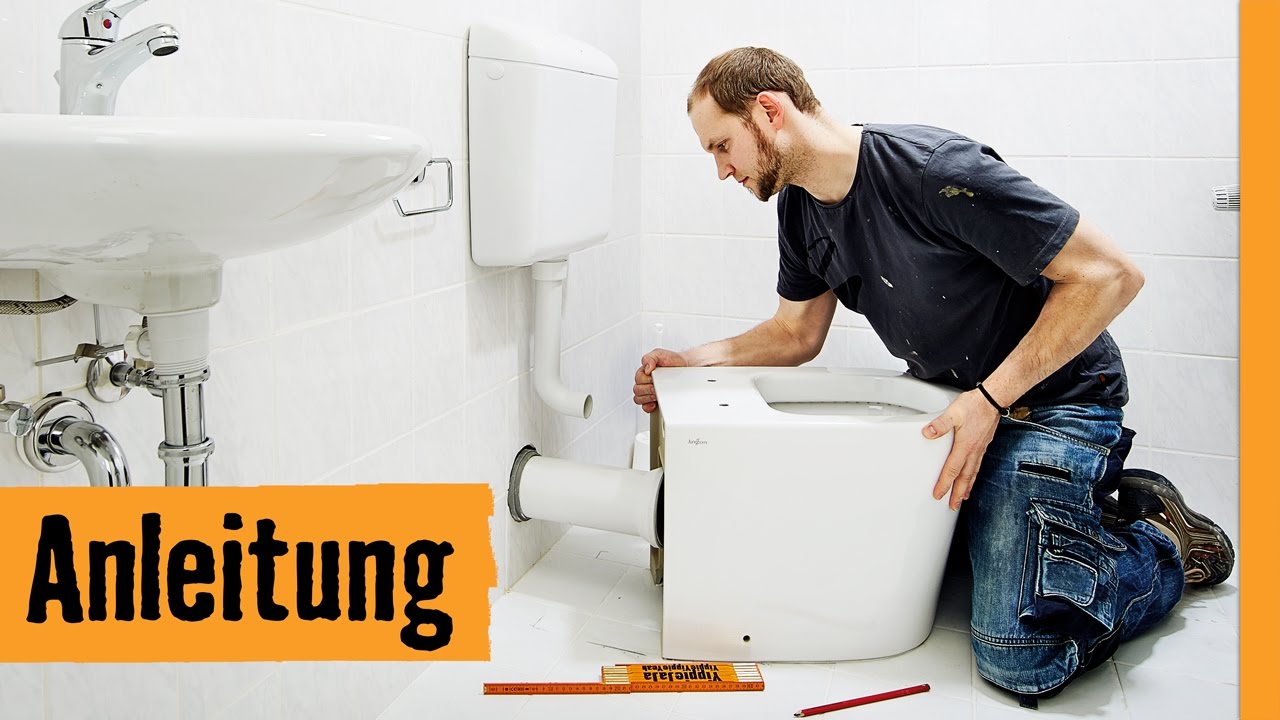 Stand-WC austauschen | HORNBACH Meisterschmiede