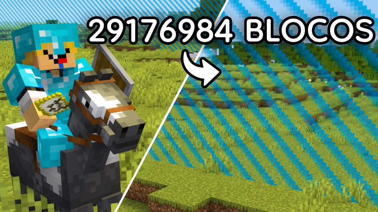 Fui até o FINAL do mundo do Minecraft no SURVIVAL