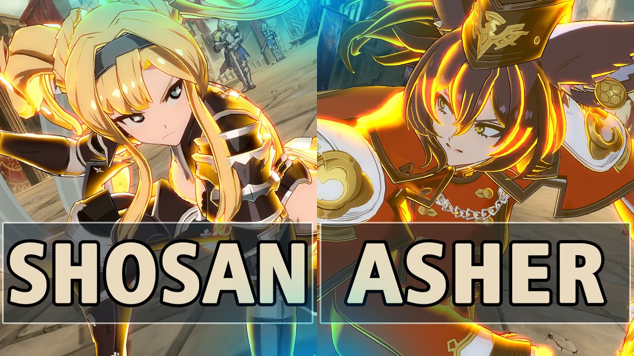 GBVSR:🔥Shosan (Zeta) Vs Asher (Ilsa)🔥| High Level Gameplay.