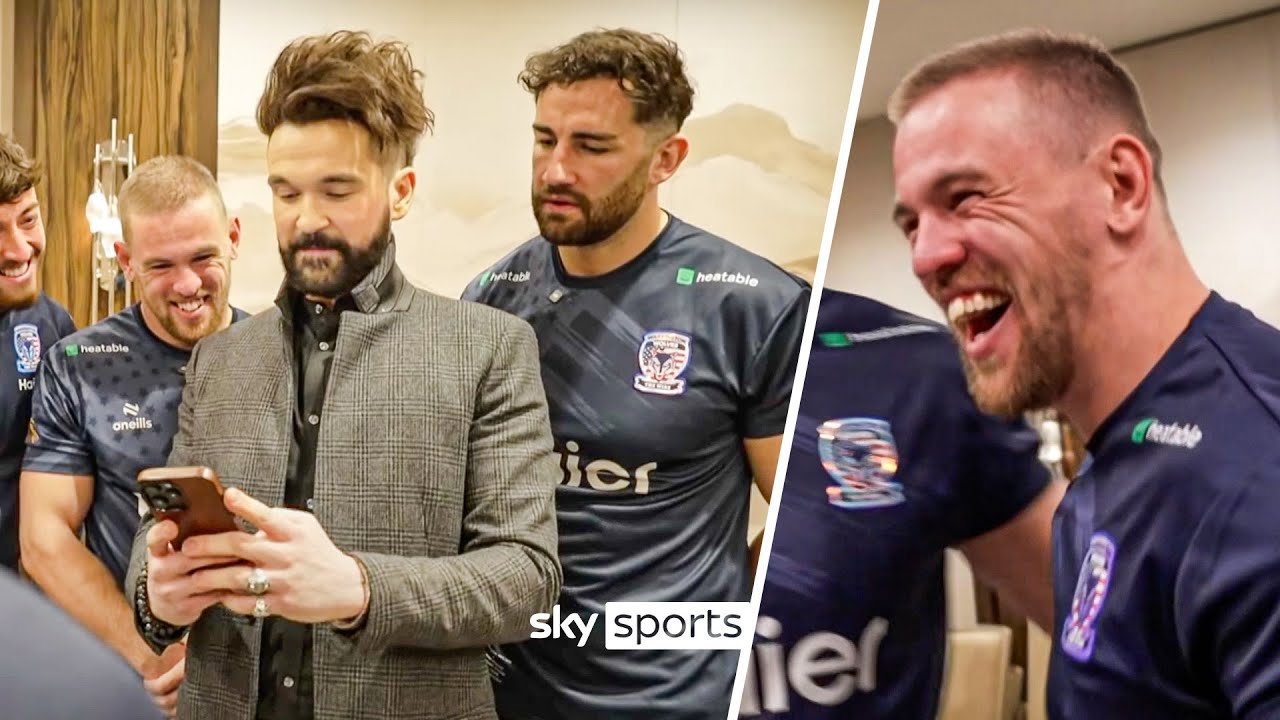 Warrington Wolves players STUNNED by mentalist in Las Vegas 😱