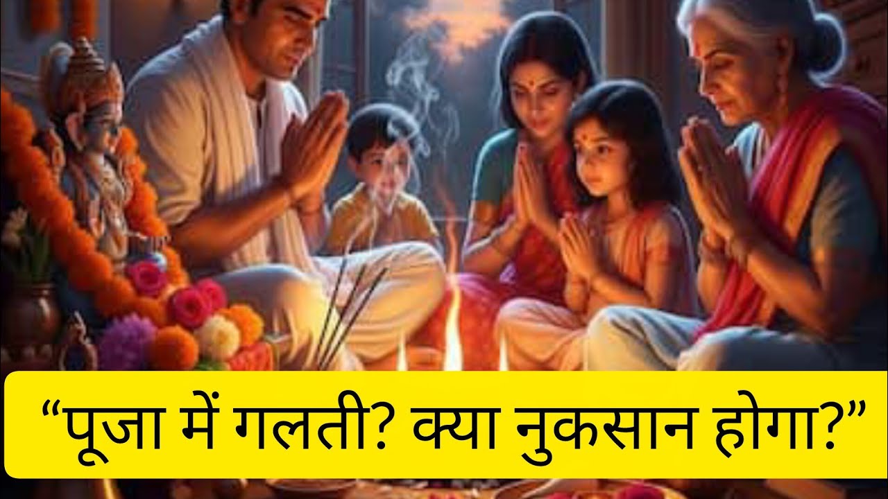 “पूजा में गलती करने पर क्या नुकसान हो सकता है?”#bhakti #पूजा #spiritualjourney ..
