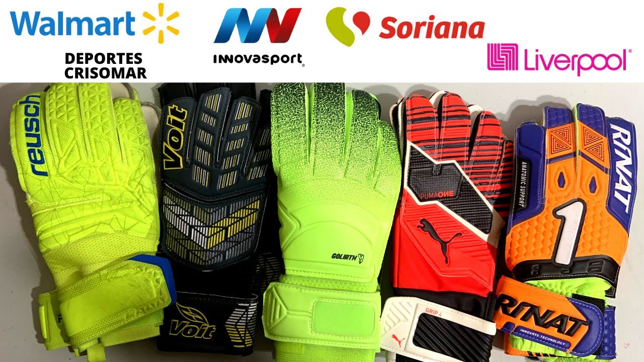 GUANTES DE SORIANA WALMART INNOVASPORT LIVERPOOL Y TIENDAS DE DEPORTES / COMPARATIVA 1 (-$350mxn)