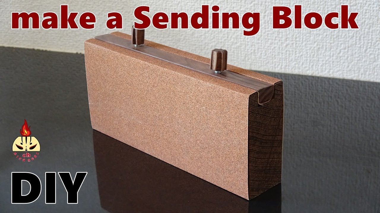 【木工DIY】ゴリゴリ削れるサンディングブロックを自作～wooden hand tools～
