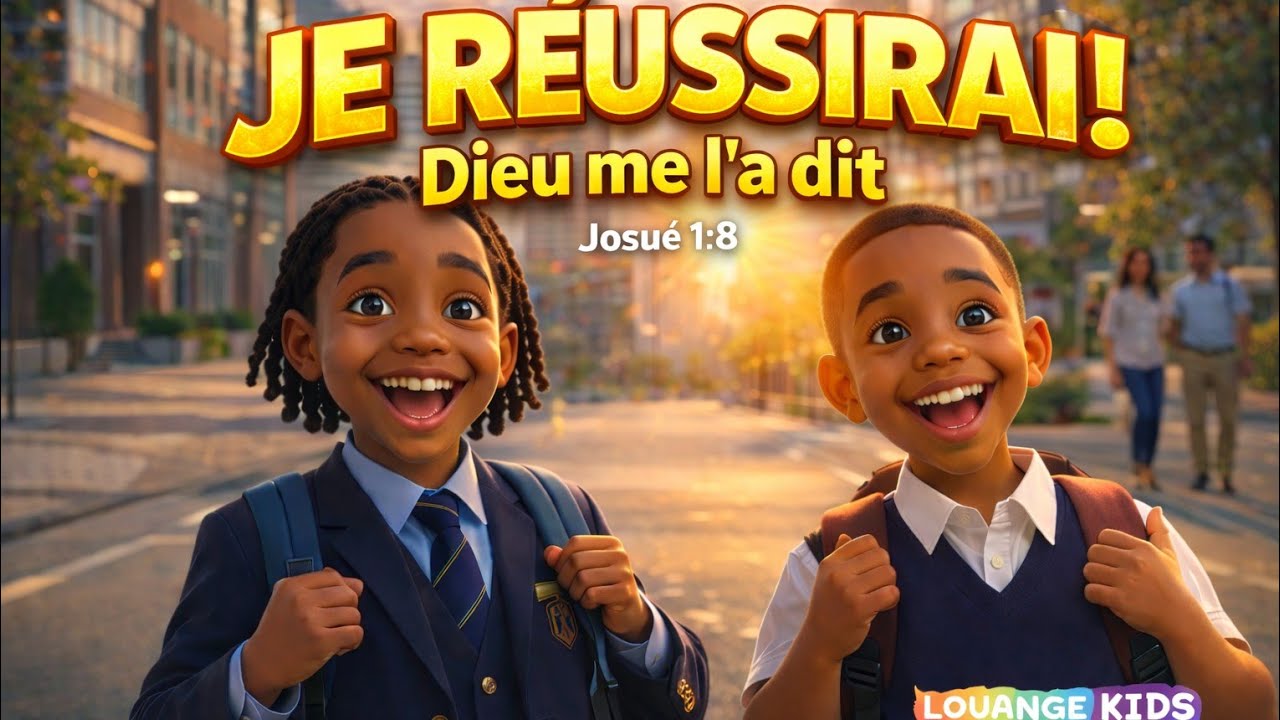 Je réussirai – Dieu me l’a dit (Josué 1:8) | Chant chrétien enfants