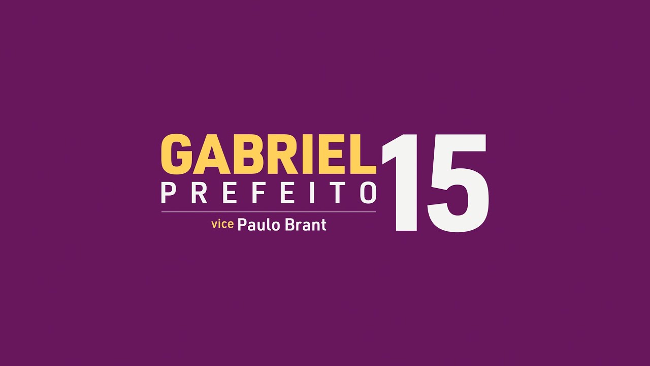 Gabriel Prefeito é 15!