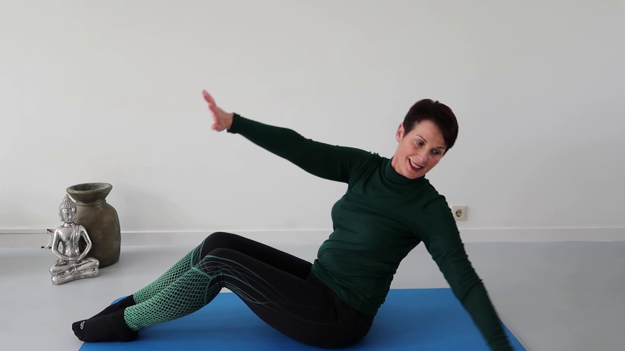 Pilates buikspiertraining les 2 met Anja