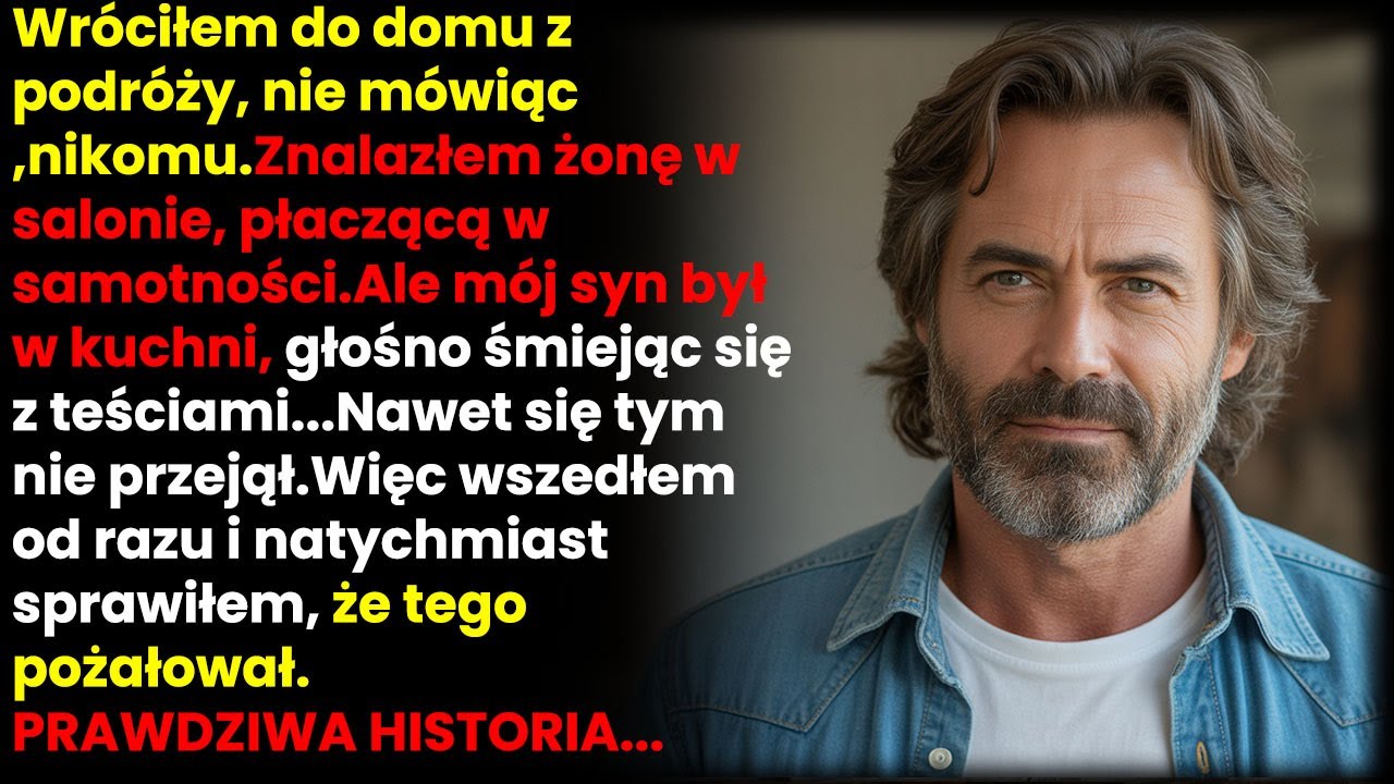 Wróciłem. Żona płacze. Syn śmieje się. Sprawiłem, że natychmiast pożałował. Prawdziwa Historia.
