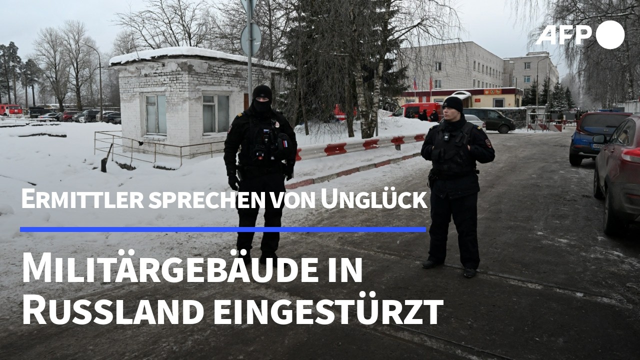 Russland: Militärgebäude bei St. Petersburg eingestürzt | AFP