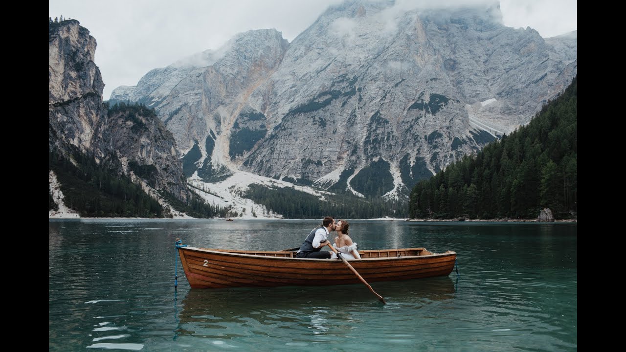 Dolomites elopement at Lago di Brayes | Nataly & Stanislav
