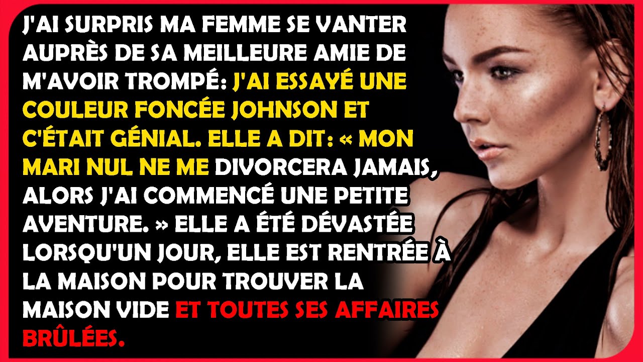 Le mari a fait semblant de ne pas savoir pour l'infidélité de sa femme afin d'obtenir une....