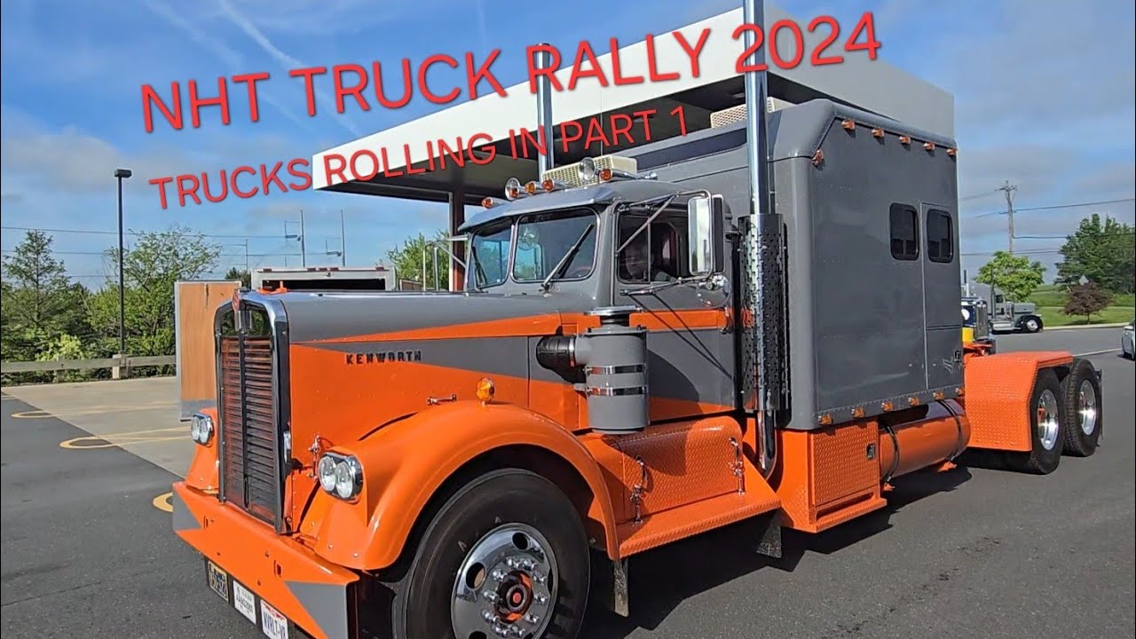 New Holland Transport Truck Rally. Trucks rolling in part 1