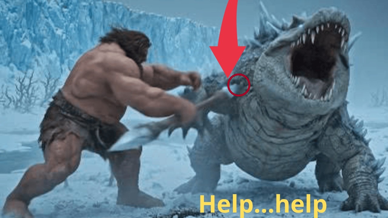 Prehistoric humans giants vs Ice Crocodile Brutal Ice Age Predator Battle Penguin Seal Walrus Hunt
