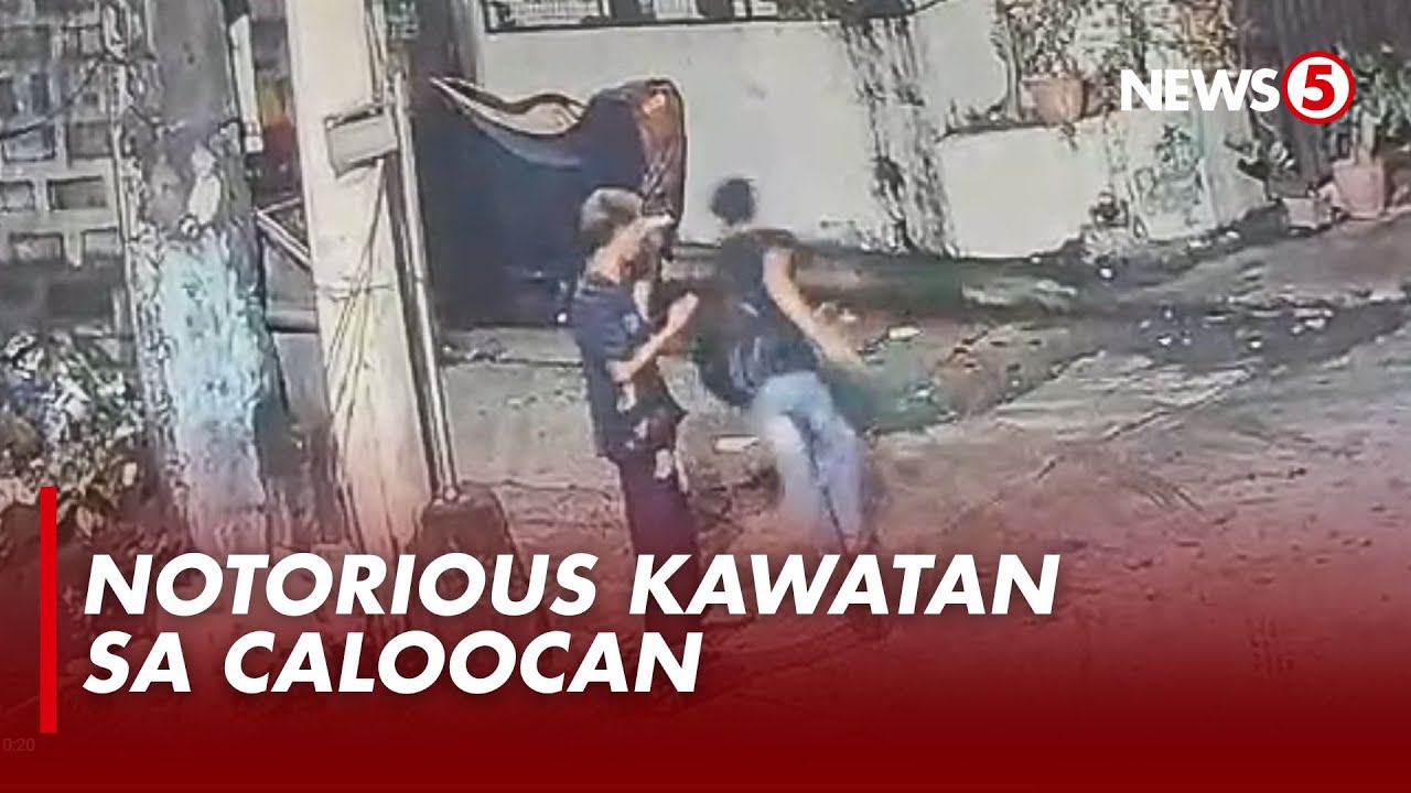 Lalaking tirador ng wire ng kuryente at cellphone, huli sa CCTV sa Caloocan