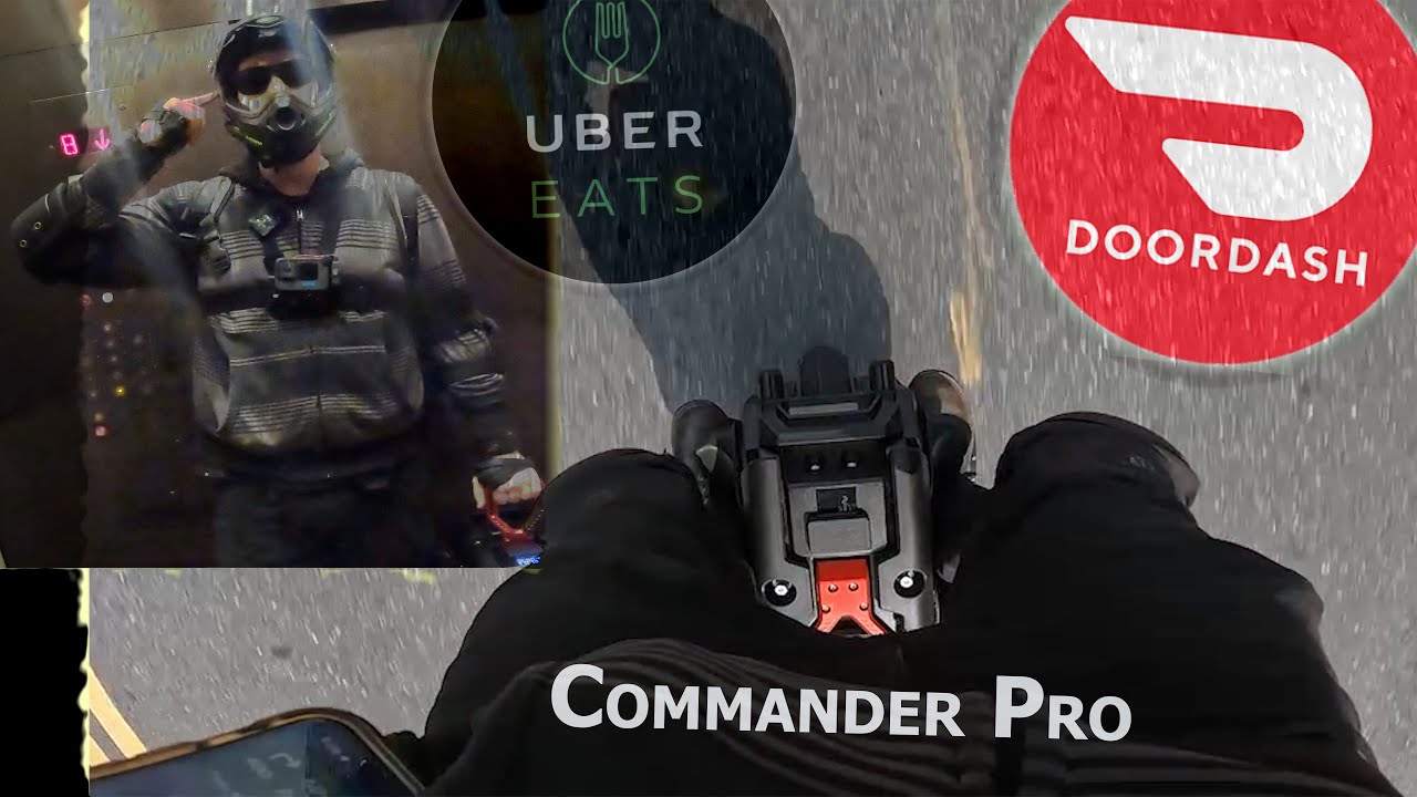 DoorDash with the Commander Pro - (electric unicycle)