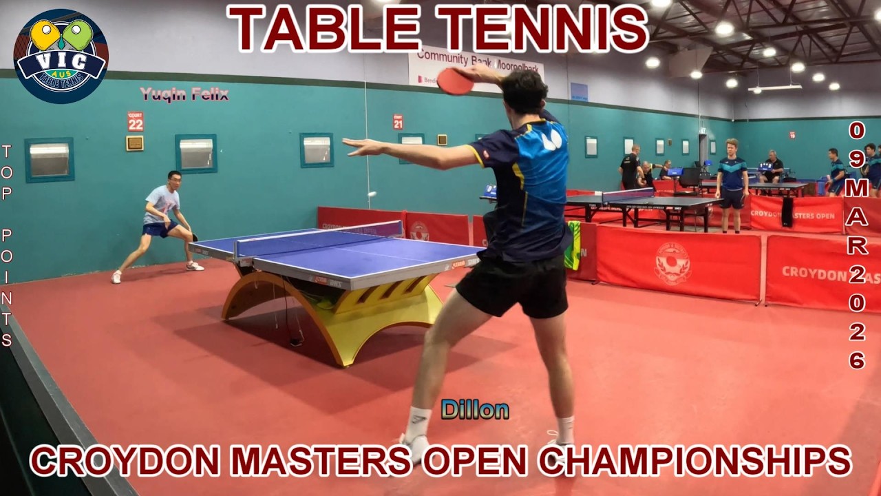 Dillon Chambers (2233) vs Felix Chen (1898) 🏓 SF - Highlights 🏓 2026 Table Tennis - Croydon Masters