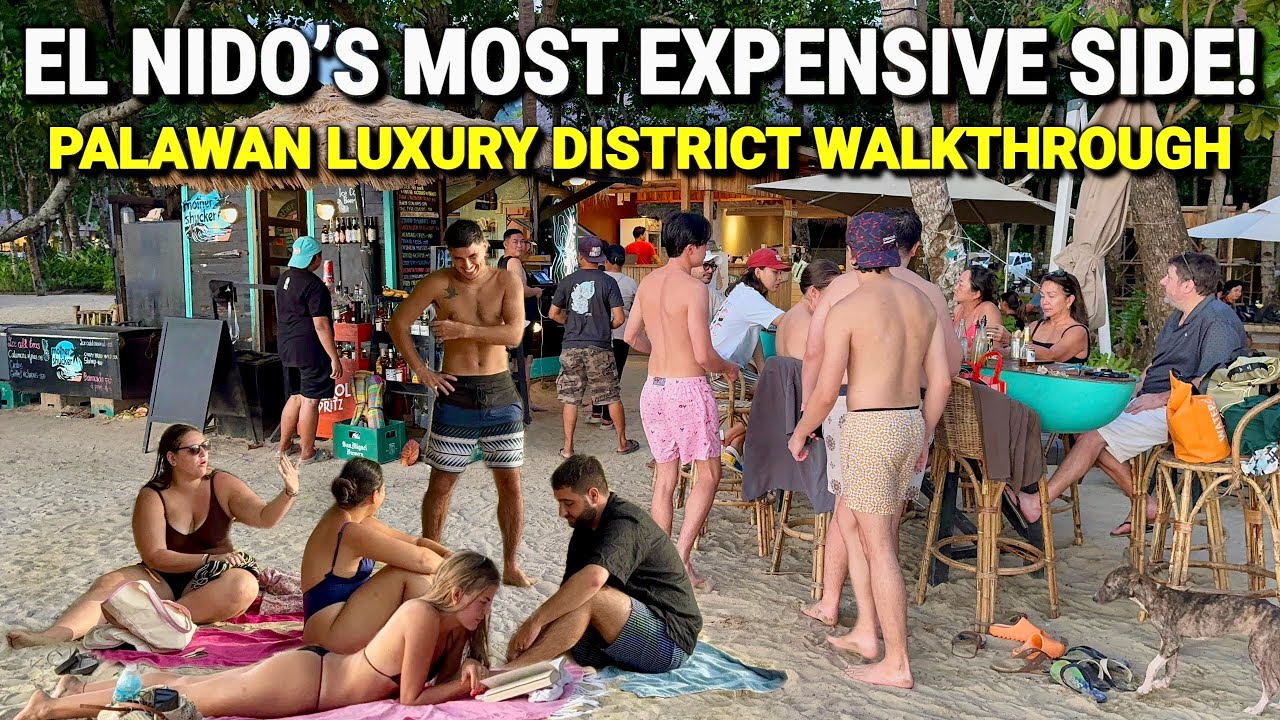 THIS is EL NIDO&rsquo;S MOST EXPENSIVE SIDE! Inside Lio Beach & Luxury District 2026 - Palawan Philippines
