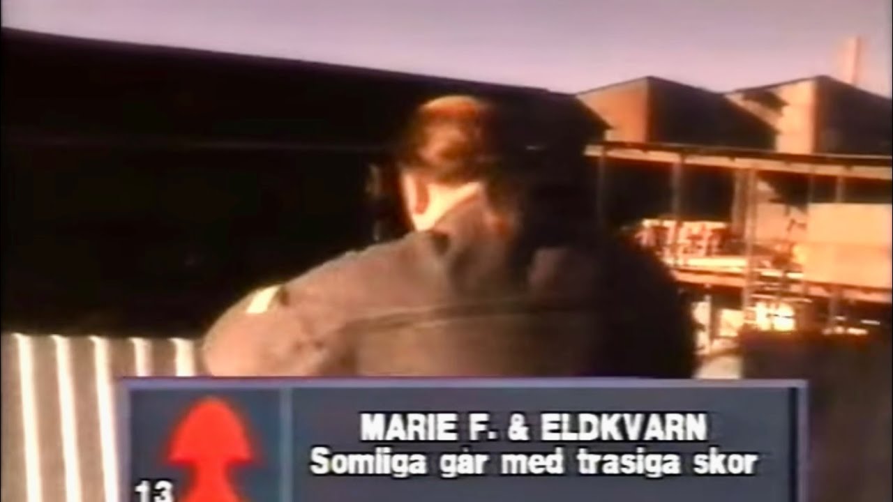Eldkvarn & Marie Fredriksson - Somliga g&aring;r med trasiga skor  (Listan 1988)