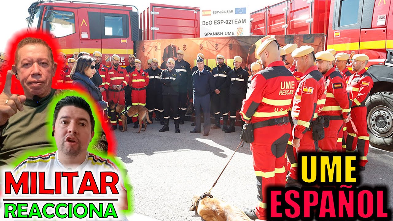 MILITAR COLOMBIANO reacciona a la UME UNIDAD MILITAR DE EMERGENCIA ESPAÑOL