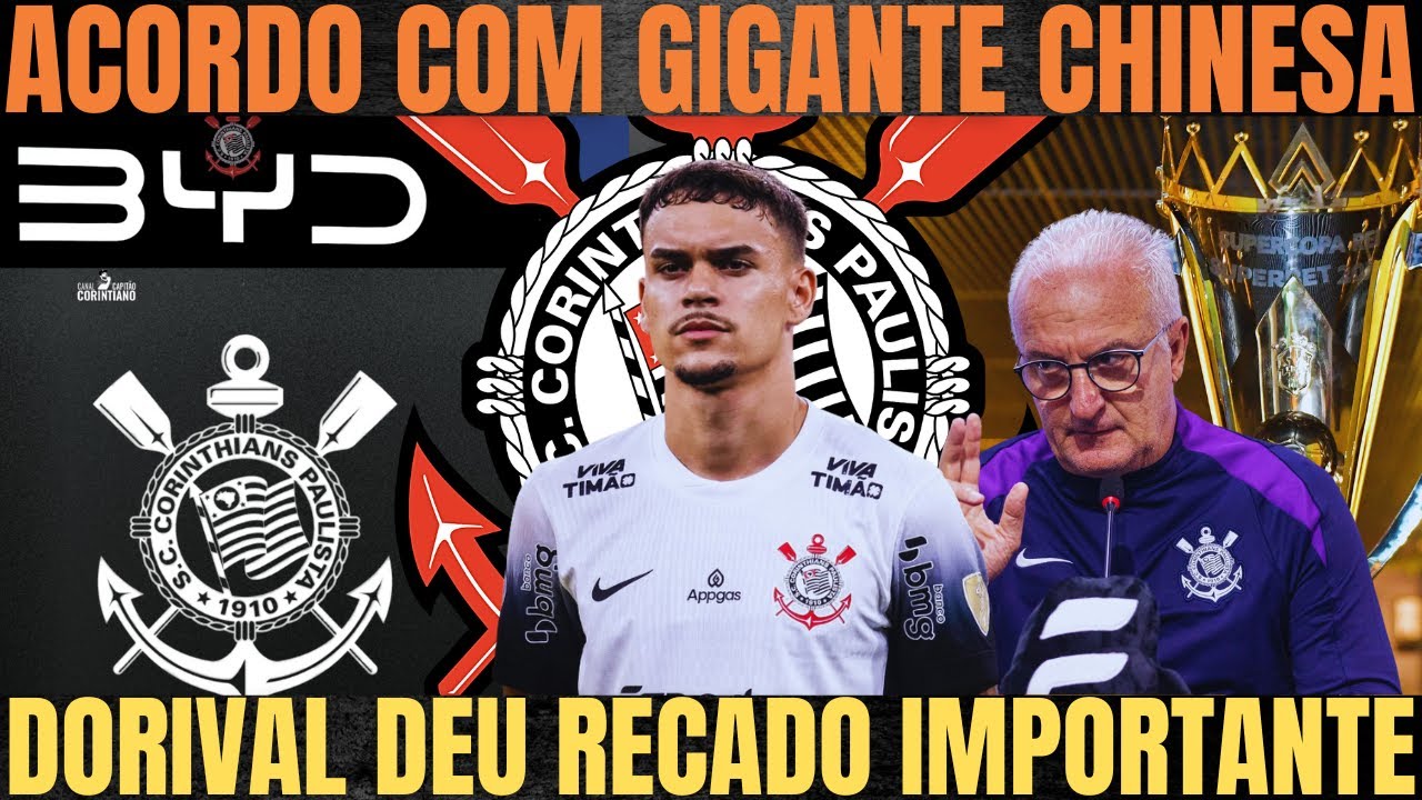 OUTRO ACORDO com GIGANTE CHINESA!| DORIVAL FEZ ALERTA IMPORTANTE| POLÊMICA com TCHOCA