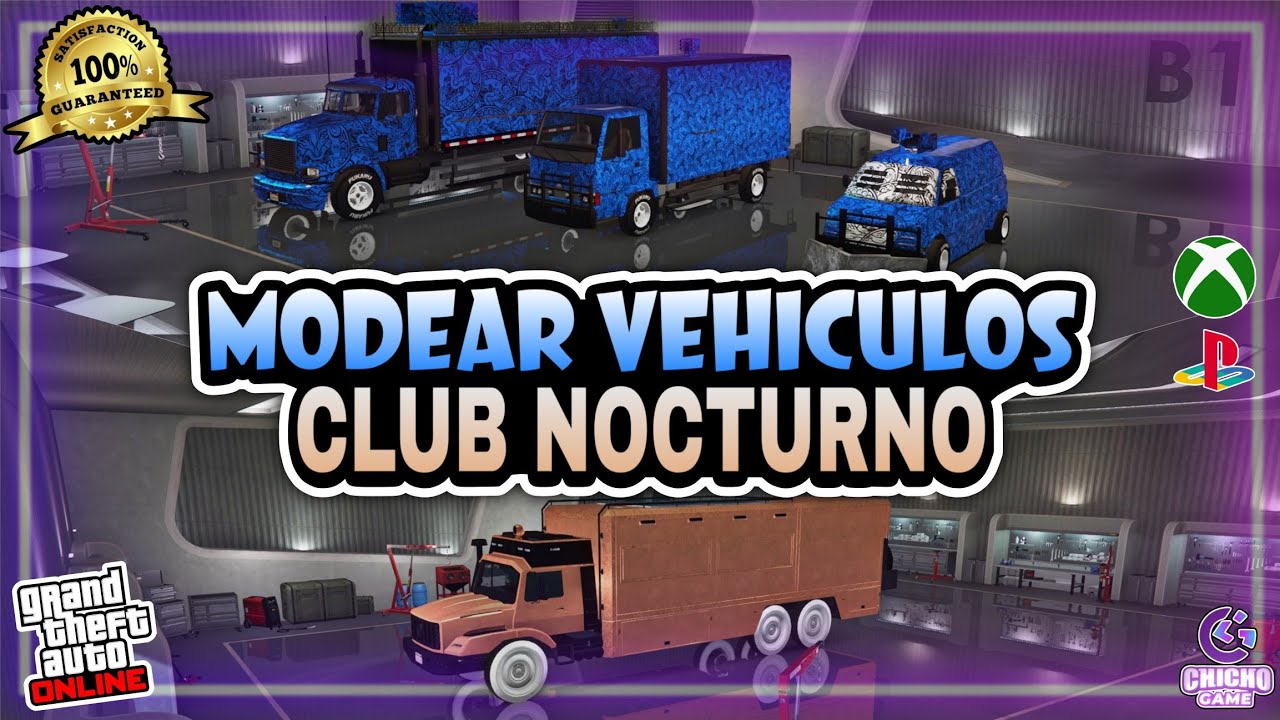 | Como MODEAR Vehículos del Club Nocturno | GTA 5 ONLINE | Todas las Consolas | Chicho Game |
