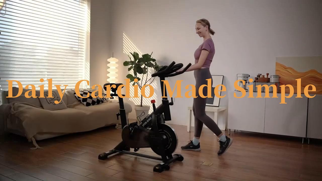 Spin Bike HIIT Workout | Fat Burning Home Exercise