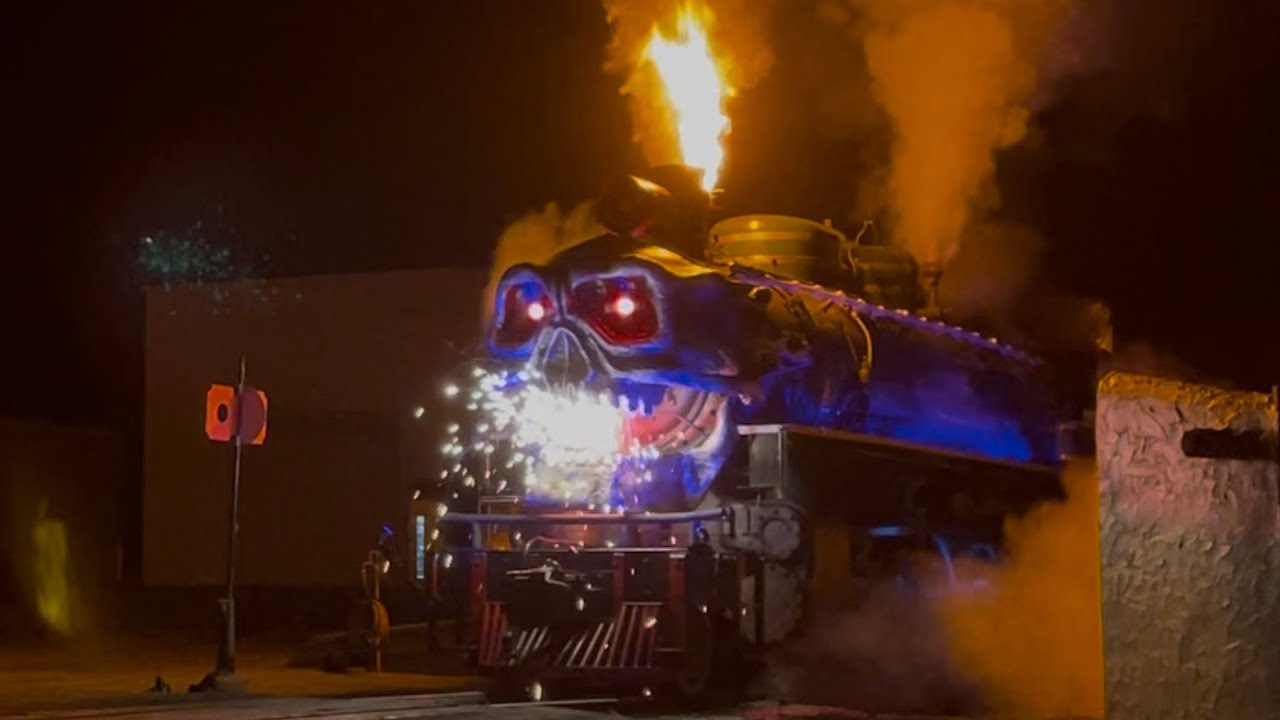 Tweetsie Ghost Train 2025 grand entrance and station departures 
