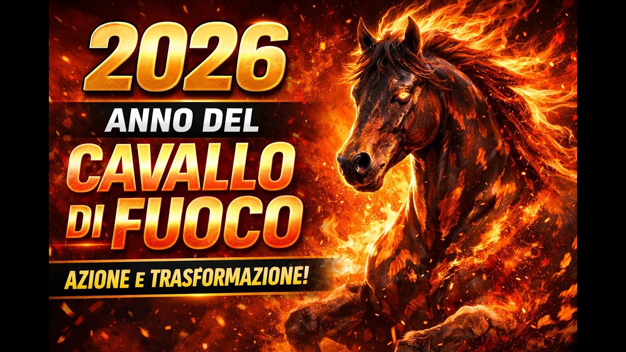 Il 2026 è l’anno del Cavallo di Fuoco: energia, azione e trasformazione #crescitapersonale #mindset