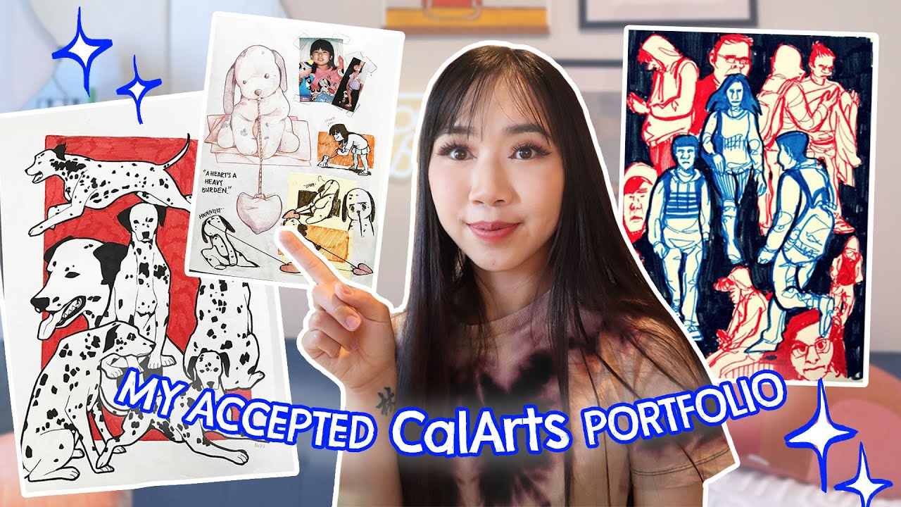 Как я (думаю) поступил в CalArts 🎨🤔 и моё портфолио принятых работ