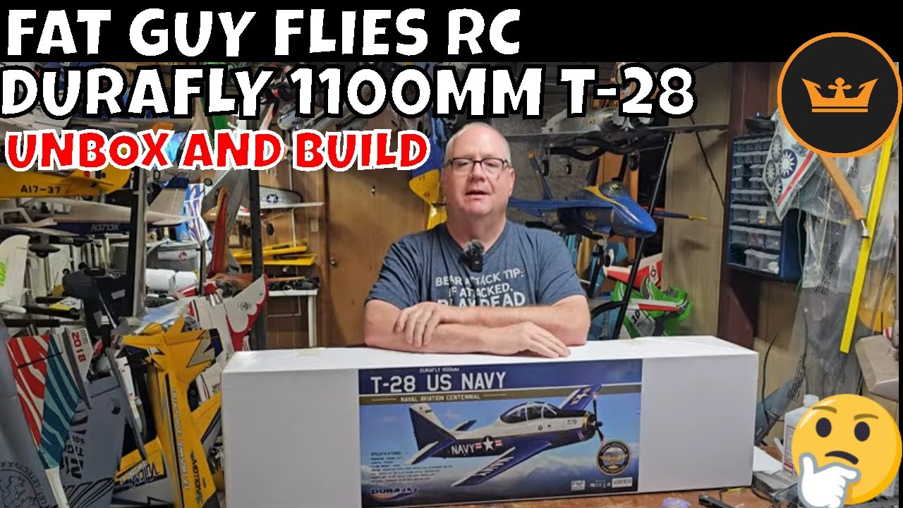 DURAFLY 1100MM T-28 UNBOX AND BUILD by FGFRC #aviation #rcplane #rc