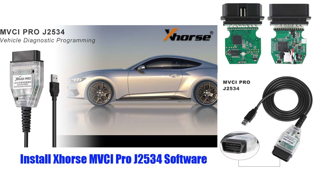 Xhorse MVCI Pro Cable | How to install Diagnostic Software of Different Brands-VVDISHOP